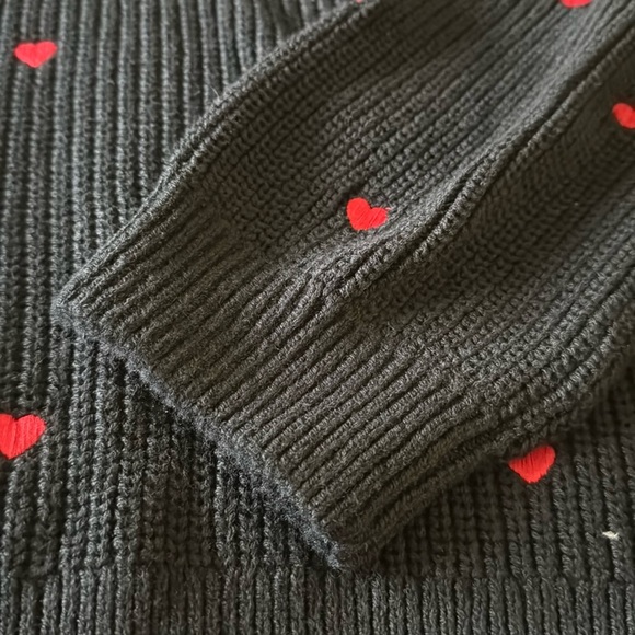 Lucky Brand Heart Sweater Women's Valentine’s Day sweater♥️♥️ - Picture 3 of 9